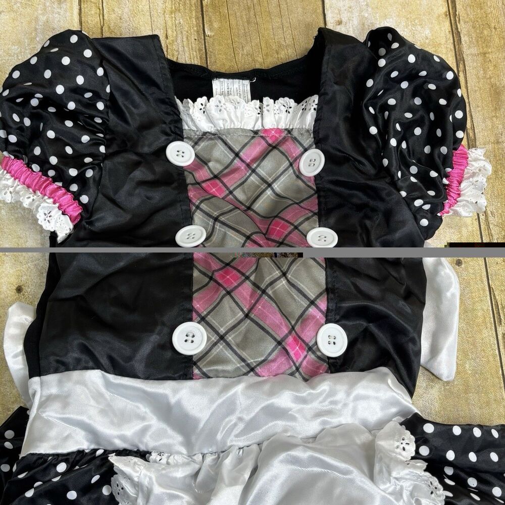 Amscan Damaged Doll Girls Medium Halloween Costume 5 Piece #458 - Picture 13 of 16